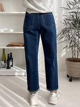 DAZY High Waist Straight Leg Jeans